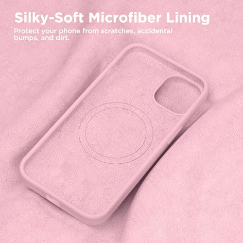 Image of DIZORO Magnetic for iPhone 15 Case, Compatible with MagSafe, Integrated Silicone Camera Control Cover, Thicken Shockproof Drop Protection Phone Case for 15,Baby