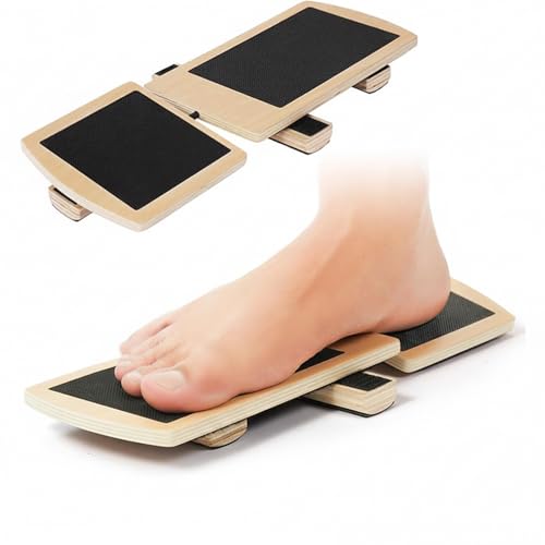 Ankle Foot Strengthening Balance Board - Balance Trainer for Rehabilitation & Fitness, Relieve Plantar Fasciitis Pain, Improve Stability, Coordination & Ankle Strength, Single Leg Training Board