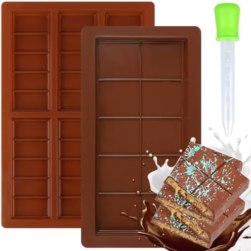 2 Stück Schokoladenformen Silikon - Tiefe Formen Für Dubai Schokolade