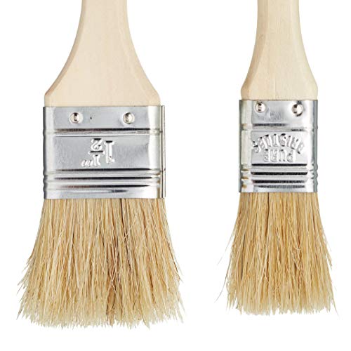 KitchenCraft Wide Wooden Basting/Pastry Brush Set (2 Pieces), Brown - Image 4