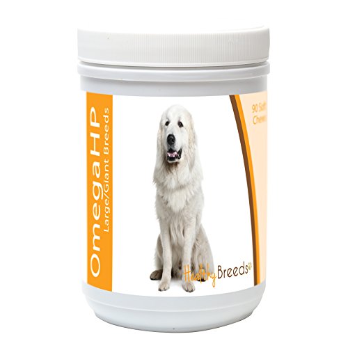 Healthy Breeds Great Pyrenees Omega HP Fatty Acid Skin and Coat Support Soft Chews 90 Count