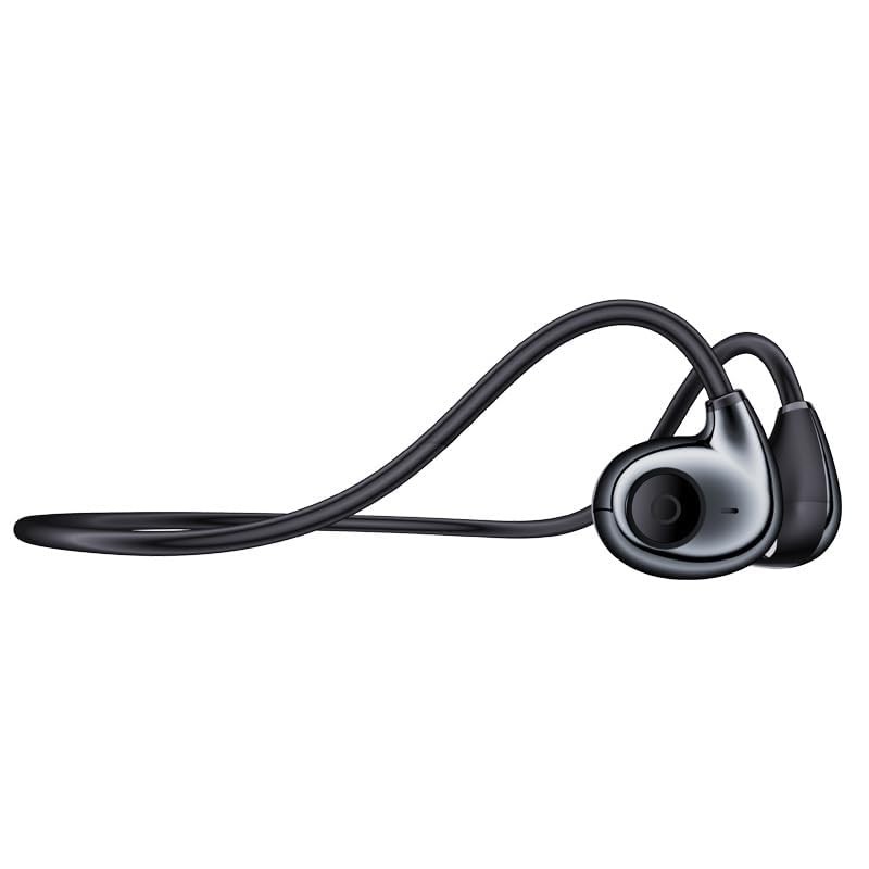Open Ear Bluetooth Headphones, Bluetooth 5.2 Wireless Headset Air Conduction Headphones, with Built-in Mic, 10 Hrs Playtime, Waterproof Sport Headset for Running, Cycling, Hiking, Driving (Black)