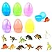 Ostereier Plastik, Farben Magisch DIY Dinosaurier-Ei Dinosaurier Dino Ei Montage Spielzeug Party Favor für Osterei Jagd und Überraschung Deko Ostern Eier Blindbox Geschenk Für Junge und Mädchen
