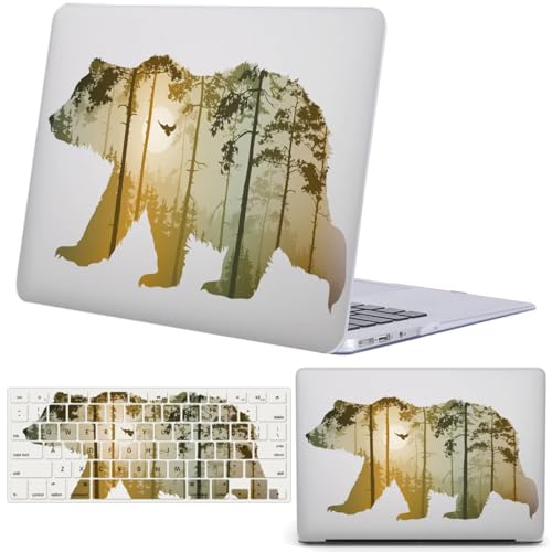 Protector MacBook Neo 13 A3404 salva teclado de líquidos oso