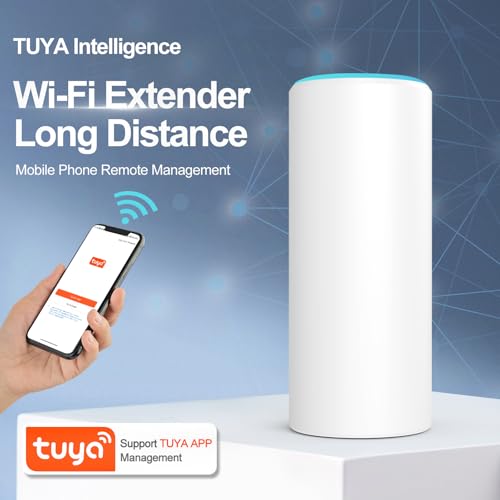 AC1200 WiFi Extender, 2025 Best WiFi Extender, 1.2Gbps home signal booster, Dual Band 5GHz/2.4GHz, Up to 255 Sq.ft and 68 Devices, EasyMesh Compatible, One Ethernet Port,TUYA APP Smart Control - Image 6