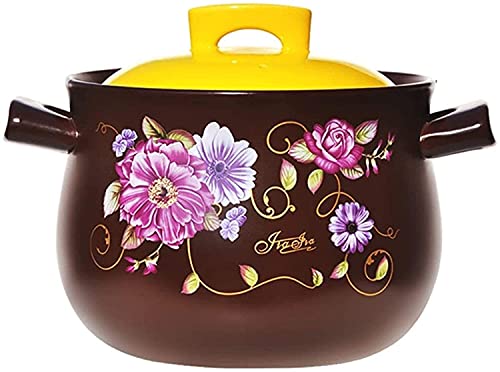 Puyuna PUYUNA Gliniany Garnek z Kwiatami