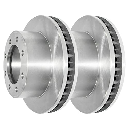 AutoShack R64076PR Rear Brake Rotors Pair of 2 Driver and Passenger Side Replacement for 1999-2002 2003 2004 Ford F-250 Super Duty F-350 Super Duty 2000-2005 Excursion 5.4L 6.0L 6.8L 7.3L V8 4WD RWD