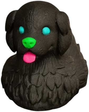 Black Dog Collectible Figurine - Unique Handcrafted Shelf Accent for Home Decor and Gift Giving - 3D Printed in Canada image 5