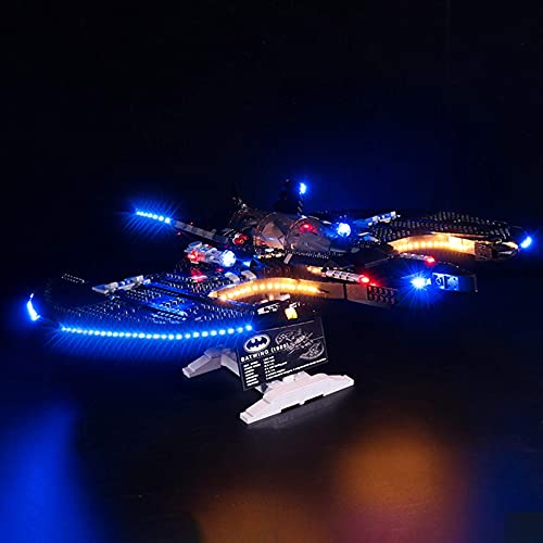 KCGNBQING LED-Beleuchtungsset für Lego Batwing, kompatibel mit Lego 76161. Bausteinmodell Puzzle-Baugruppe (Color… – Bild 5