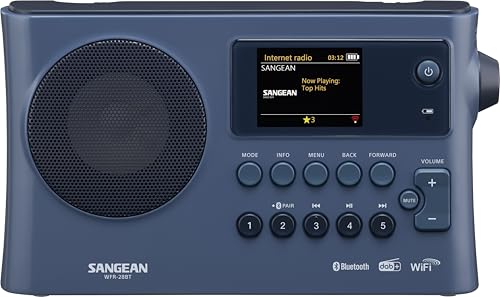 Sangean WFR 28 BT Dark Blue Radio Internet with Dab+   WiFi   USB   DRM   Bluetooth