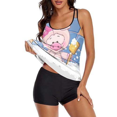 Maillot de bain tankini ensemble bikini short de garcon robe plage