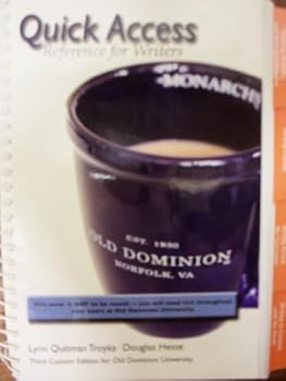 Spiral-bound Quick Access Reference for Writers (Custom for Old Dominion) Book