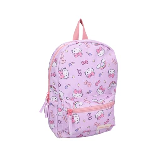 Sac à dos Hello Kitty 33 cm violet pour l'école maternelle