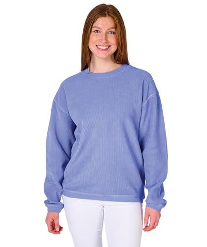 Image of Charles River Apparel Unisex Camden Crew Neck Sweatshirt, Men's & Women's Relaxed Pullove