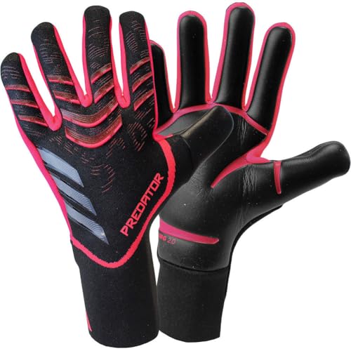 HISTARSTORE5 Voetbalkeepershandschoenen keepershandschoenen keepershandschoenen sterke grip antislip en ademend voor volwassenen en kinderen (zwart, 7)