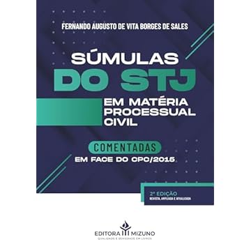 Capa do livro Súmulas do STJ em Matéria Processual Civil 2ª edição
