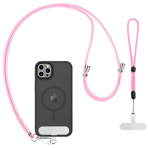 Cell Phone Lanyard 2 Pcs-1 Pcs 30"(Neck Strap×1)+8"(Wrist Strap×1) Black - Photo 34 sur 115