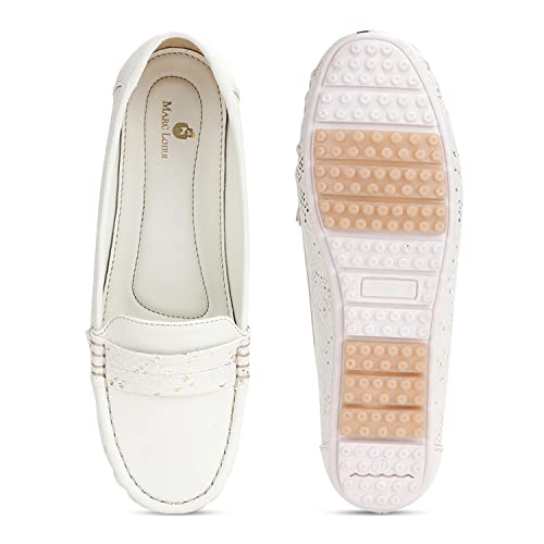 Image of Marc Loire Women Comfortable Slip On Flat Loafer Ballet; Casual and Formal Footwear