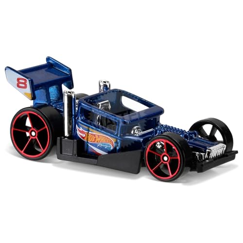 Hot Wheels 2016 HW Race Team Bone Speeder 7/250 Azul miniatura 1