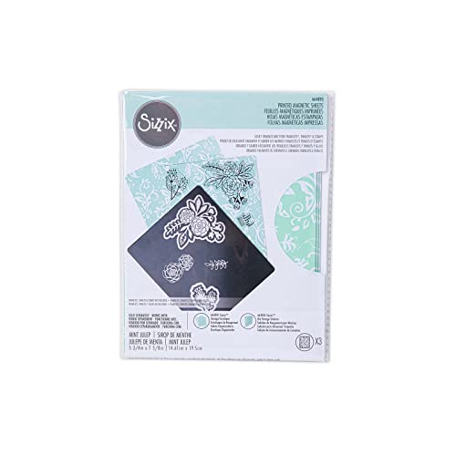 Sizzix Storage Printed Magnetic Sheets 5 3/4