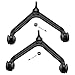 Detroit Axle - Front 4pc Control Arms Kit for 02-05 Dodge Ram 1500, 2002 2003 2004 2005, 2 Upper Control Arms with Ball Joints 2 Lower Ball Joints Suspension Kit Replacement