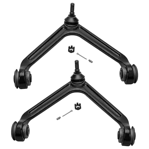 Image of Detroit Axle - 4WD Front End Control Arms Kit for 02-05 Dodge Ram 1500, 2 | Upper Control Arms w /Ball Joint 2 Lower Ball Joints 2 Sway Bars 2002 2003 2004 2005 Replacement - 6pc Set