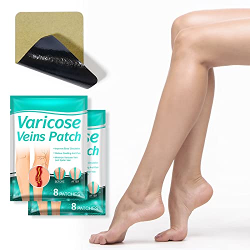 Krampfadern Entfernen Pflaster 16 PCS Besenreiser Varicose Veins Patch gegen Besenreiser, Spider Veins Treatment Entfernen, Behandlung Beine Care Safe Cover