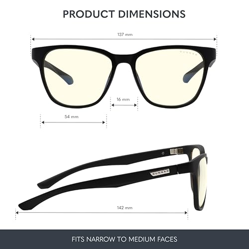 Image of GUNNAR - Gaming and Computer Glasses - Blue Light Blocking, UV Protection - Berkeley