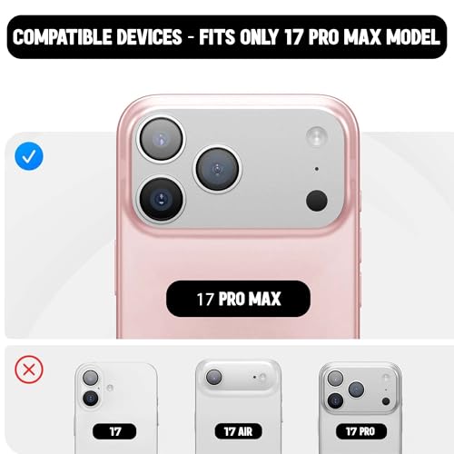 Image of Kratos Soft Silicone Case Cover Compatible with iPhone 17 Pro Max - Everyday Comfort Protection, Wireless Magnetic Charging Case with Raised Edge Camera & Screen Protection, Shock-Resistant Design