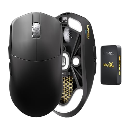 Lamzu Maya X Wireless Gaming Mouse, Ultra Light 47g, Optical