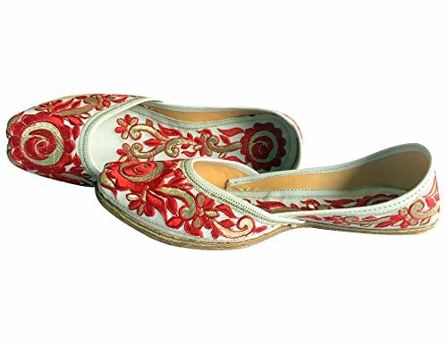Women's Phulkari Punjabi Jutti Khussa Shoes Ethnic Shoes Ballet Shoes Ballerina3