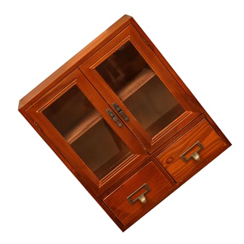 PENIKOKO Vitrina de Almacenamiento Rústica...