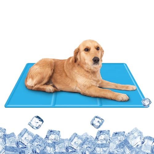 SNMIX Dog & Cat Cooling Mat – Durable Self-Cooling Pet Pad with...