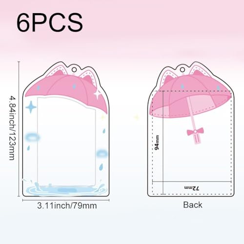 Porte-photocards rigide étuis transparents badges d'étudiants