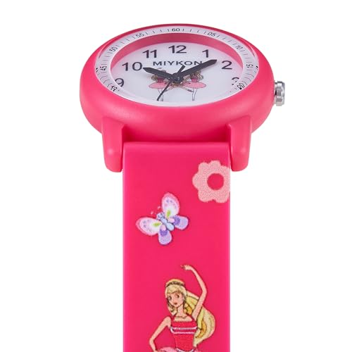 Image of Miykon Kids Watches for Boys and Girls - Educational Time-Telling Gift for Kids Aged 3-15, Toddlers, Preschoolers, and School-Aged Children - Easy to Read Analog Watch, Soft Resin Band, Japanese Quartz, 100M Water Resistant