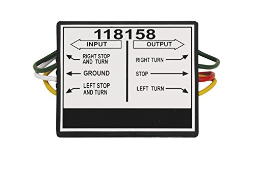 Tekonsha 118158 Taillight Converter for Connecting Tow Vehicles w/2 Wire Systems to Towed Vehicles w/3 Wire Systems