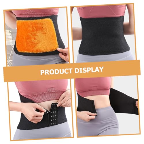 Faja lumbar ajustable XL con tejido de peluche dorado miniatura 5