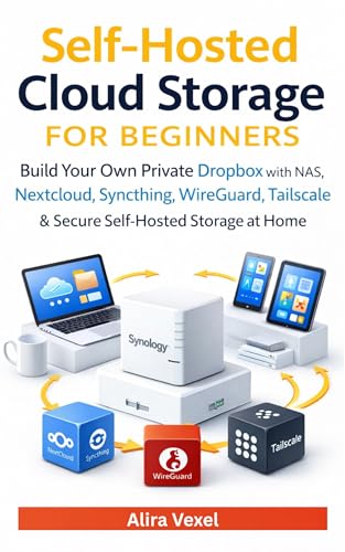 Self-Hosted Cloud Storage for Beginners : Build Your Own Private Dropbox with NAS, Nextcloud, Syncthing, WireGuard, Tailscale & Secure Self-Hosted Storage at Home