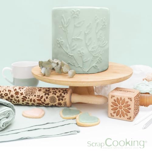 ScrapCooking - Fondant Salbei Grün 250 g - Farbstoff aus Natürlichem Ursprung - Glutenfrei, Palmölfrei - Für Kuchen, Torten - Pastellgrün Sage Grün - 7621