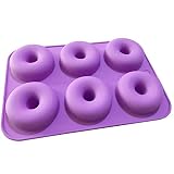 SEGURIDAD: Nuestros moldes de donuts son de alta calidad de silicona de grado alimenticio 100%.