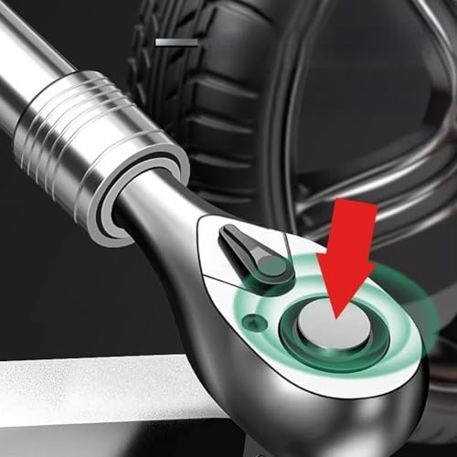 Clé à cliquet multifonction pour réparation automobile difficile