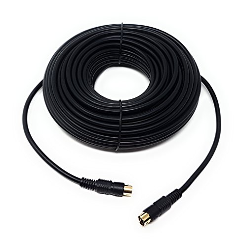 MainCore 20m long SVHS S-Video 4 pin mini-Din/Male to Male Cable Cord Lead
