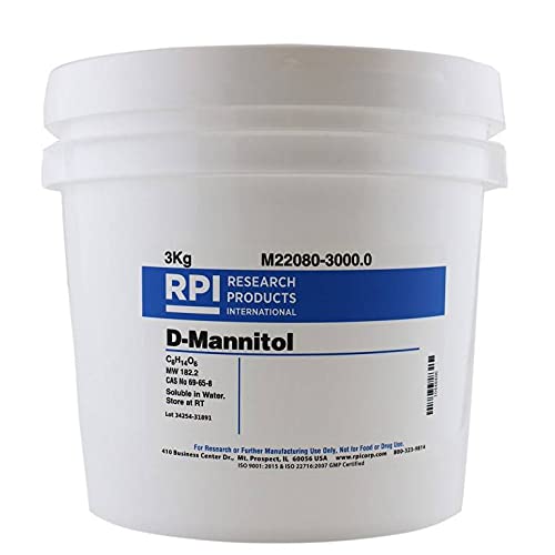 Research Products International D-Mannitol, 3 Kilograms - RPI