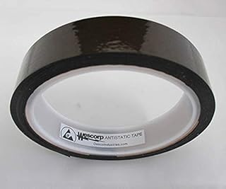 Desco 81272 Antistatic High-Temp Polyimide Tape,3/4inx108ft,Plast Core