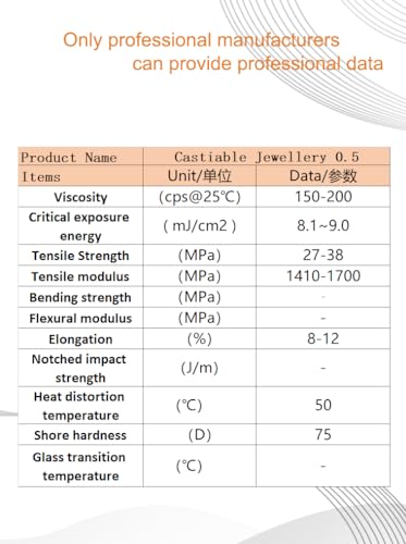Antinsky 704966613129 Castable Jewellery Resin For Dlp Lcd Uv-Curing 405Nm Resin 3D Printer High Wax 80% Easy To Print Use And Burn High Resolution Making Jewelries And Metal Parts Purple 500G thumb #5