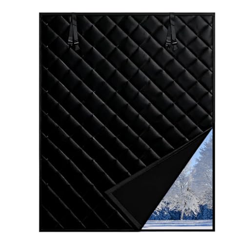 Image of Pet Room Window Insulation,61x70.8in Durable Cover,Chew Resistant Oxford Cloth,Temperature Regulation for Dog Rooms and Cat Enclosures