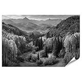 islandburner Premium Poster Majestätische Rocky Mountains 