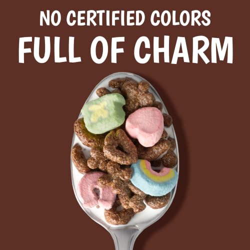 Image of Lucky Charms Chocolate Kids Breakfast Cereal with Marshmallows, 10.6 oz