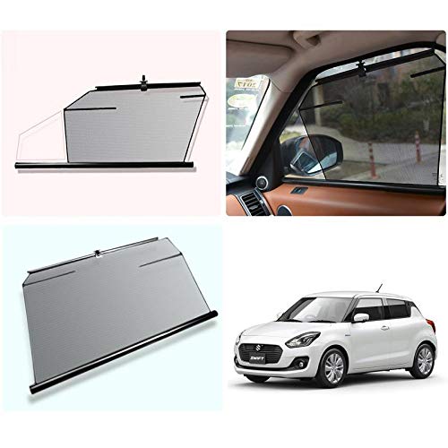 Oshotto Automatic Side Car Window Roller Curtains Compatible with