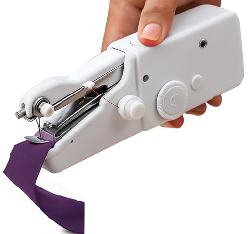 Image of TEKCOOL Handy Stitch Mini Hand Sewing Machine | Portable Stapler-Style Silai Machine for Quick Repairs, Home Tailoring & Emergency Stitching | Lightweight Handheld Sewing Tool (Handy Stitch)